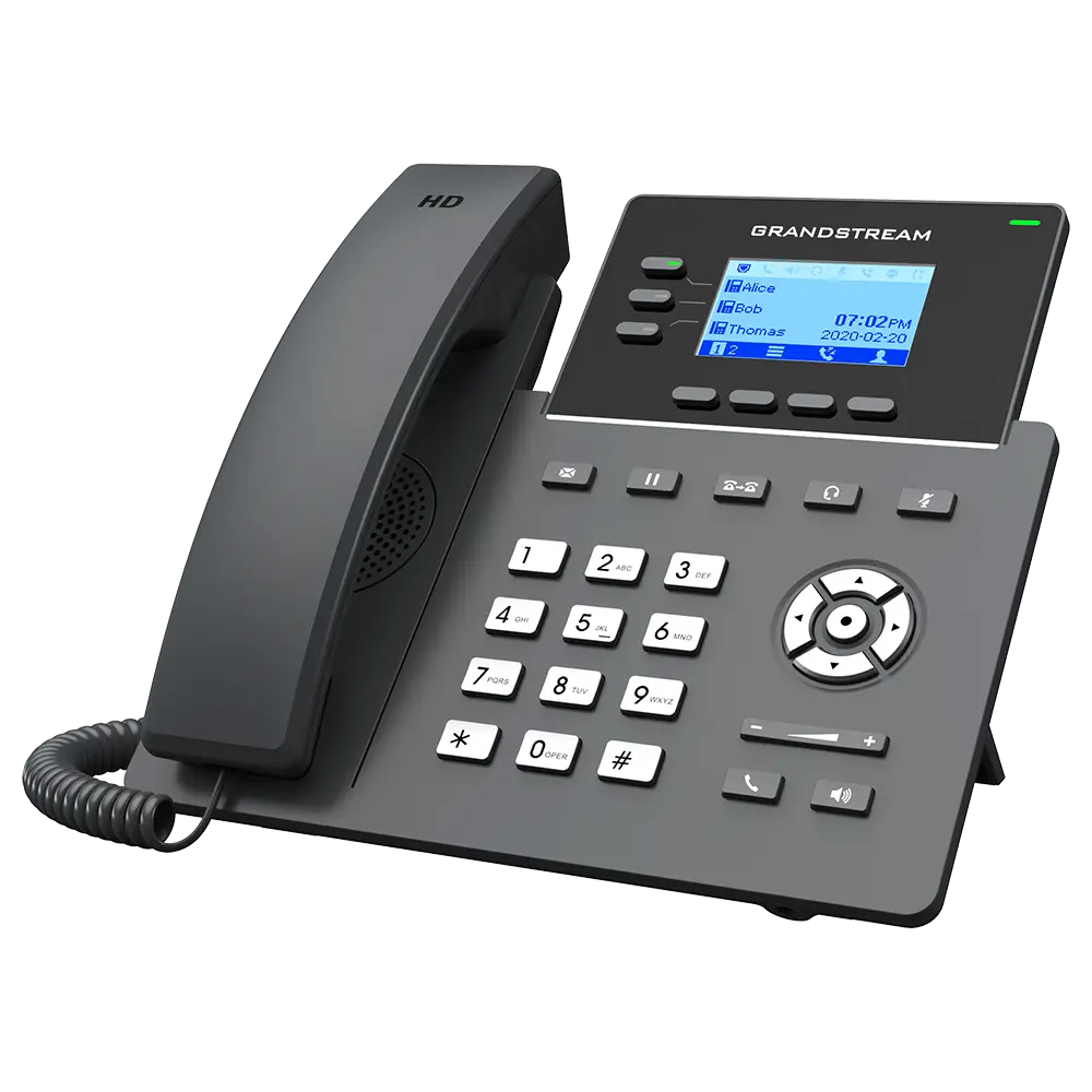 Téléphone IP 3 lignes Grandstream GRP2603P PoE Gigabit.webp