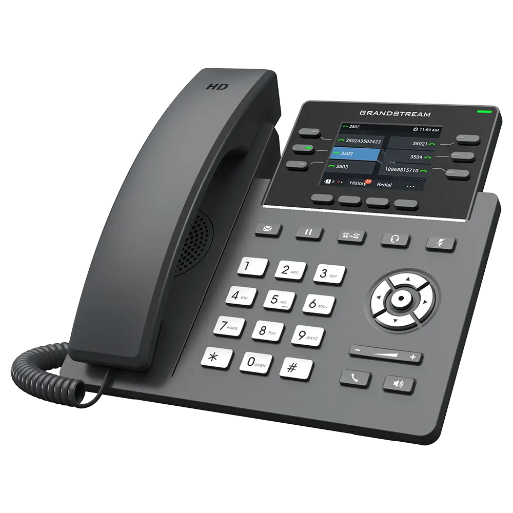 Téléphone IP Grandstream GRP2613 Écran Couleur Gigabit 3 Lignes maroc.webp