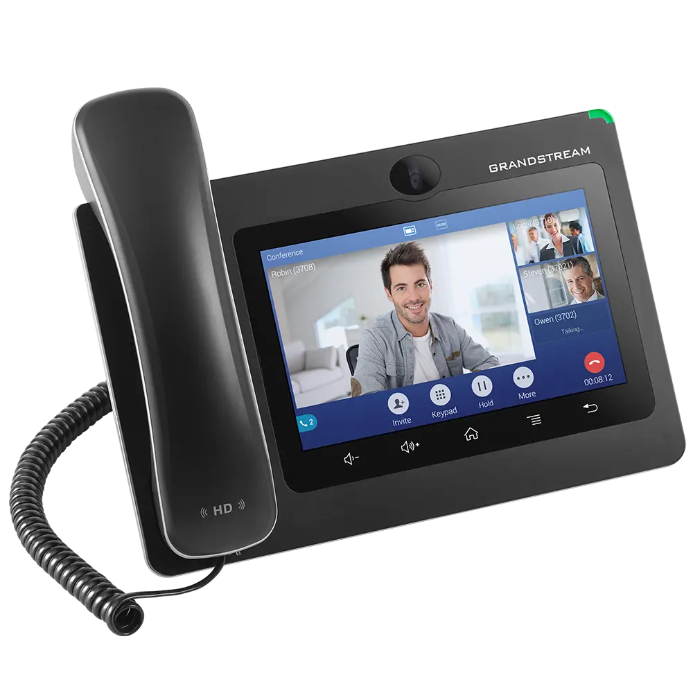 Téléphone IP vidéo Grandstream GXV3370 écran tactile 7 pouces Maroc.webp
