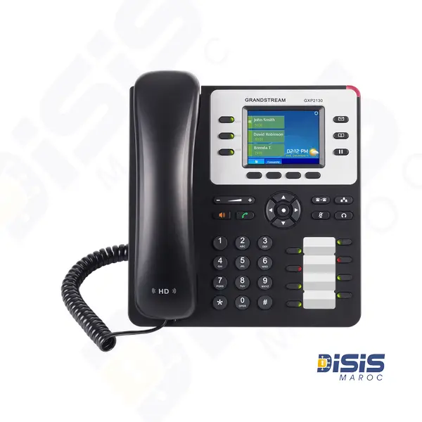 GRANDSTREAM TELEPHONE IP GXP2130 GRAND AFFICHEUR COULEUR SON HD