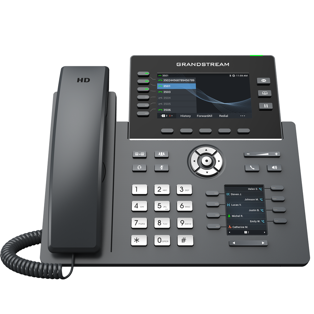 Téléphone IP 6 Comptes SIP (6 Lignes) Grandstream GRP2616