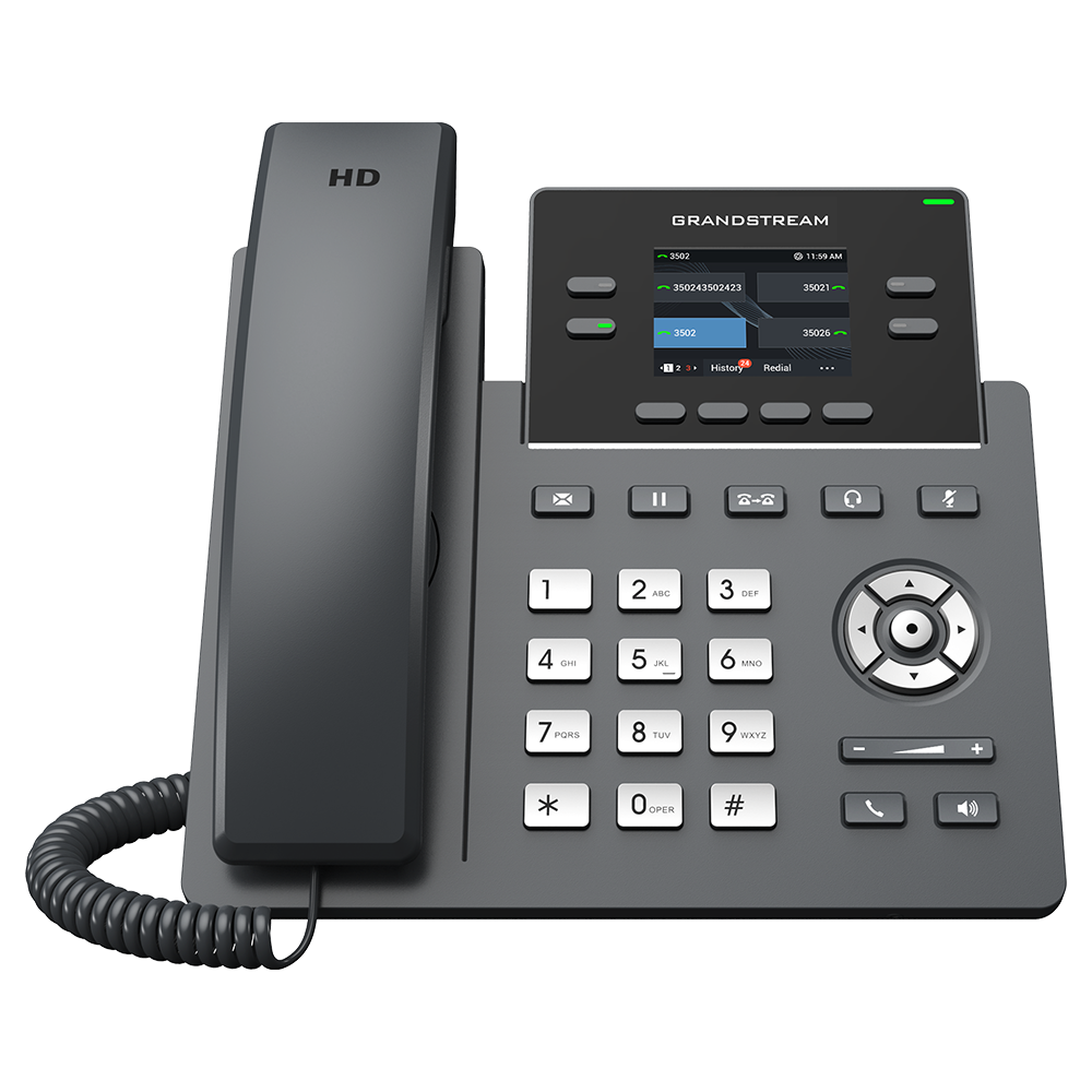  GRANDSTREAM GRP2612P-TELEPHONE IP 2 Comptes SIP(4 Lignes) 