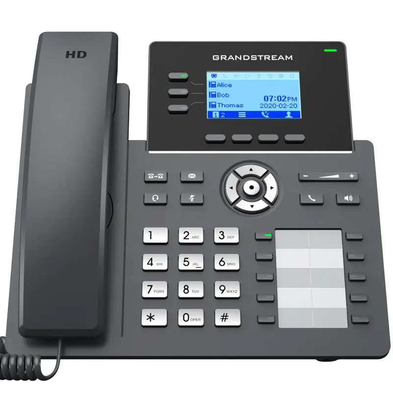 TELEPHONE IP GRANDSTREAM GRP2604P AVEC POE POUR TÉLÉPHONIE D’ENTREPRISE SANS ADAPTATEUR SECTEUR