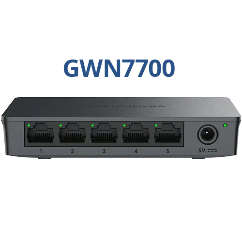 Switch Gigabit Non Gérable 5 Ports Grandstream GWN7700