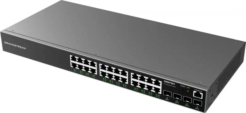 GRANDSTREAM GWN7803-SWITCH  24 PORTS GIGABIT 4 PORT SFP  