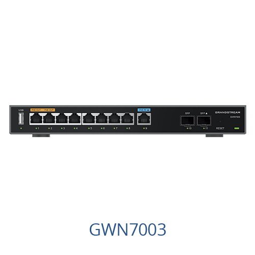 Routeur VPN Multi-WAN Gigabit avec pare-feu intégré – Grandstream GWN7003