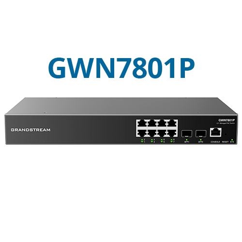 [GWN7801P] GRANDSTREAM GWN7801P-SWITCH RESEAU 8 Ports PoE MANAGEABLE GIGABIT