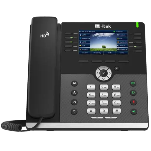 [HTEK_UC926U] Téléphone IP Professionnel Htek UC926U – 16 comptes SIP, écran couleur 4,3 pouces, Wi‑Fi et Bluetooth