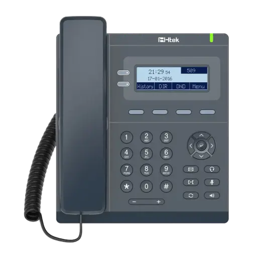 [HTEK_UC902S] UC902S Htek Téléphone IP SIP 2 Lignes – Téléphonie Professionnelle Fiable