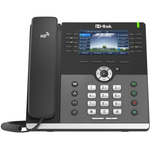 [HTEK_UC926S] Téléphone IP Professionnel Htek UC926S – 16 comptes SIP, écran couleur 4,3 pouces