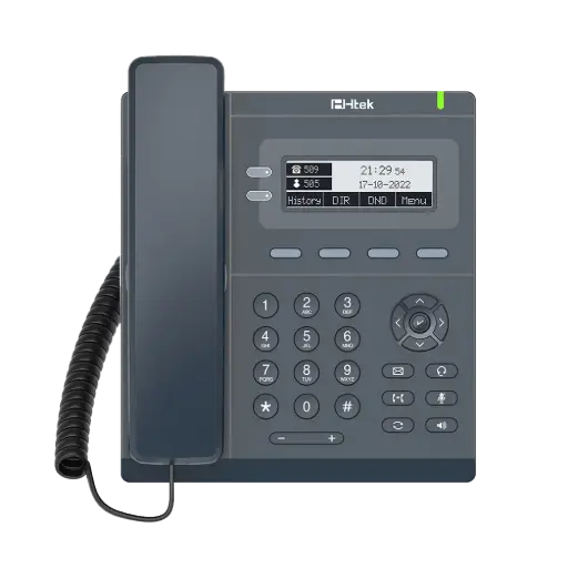[HTEK_UC902G] Htek UC902G – Téléphone IP SIP professionnel 2 lignes avec Gigabit et PoE