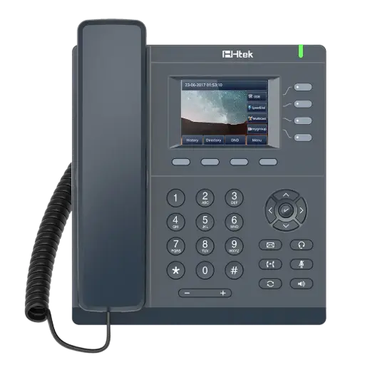 [HTEK_UC921P] Htek UC921P – Téléphone IP SIP professionnel 4 lignes