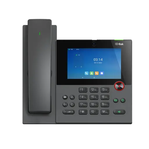 [HTEK_UCV10(Pro)] Téléphone IP Professionnel Htek UCV10 Pro – 16 comptes SIP, Wi-Fi, Bluetooth & Écran tactile